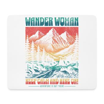Wander_Woman - Tapis de souris (format paysage) - blanc - Devant