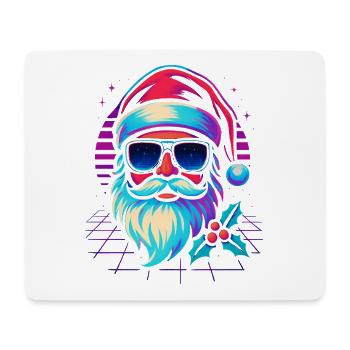Santa Claus Funny Retro Gaming - Mouse Pad (horizontal) - white - Front