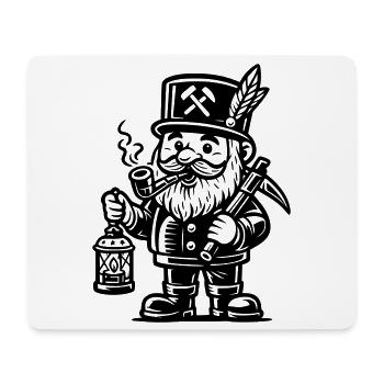 Bergmann Räuchermann Erzgebirge - Mousepad (Querformat) - Weiß - Vorne