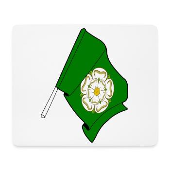 Flagge von North Yorkshire - Mousepad (Querformat) - Weiß - Vorne