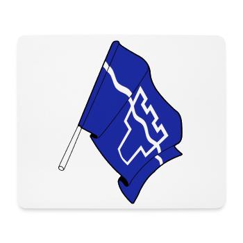Flag of Tyne and Wear - Mouse Pad (horizontal) - white - Front
