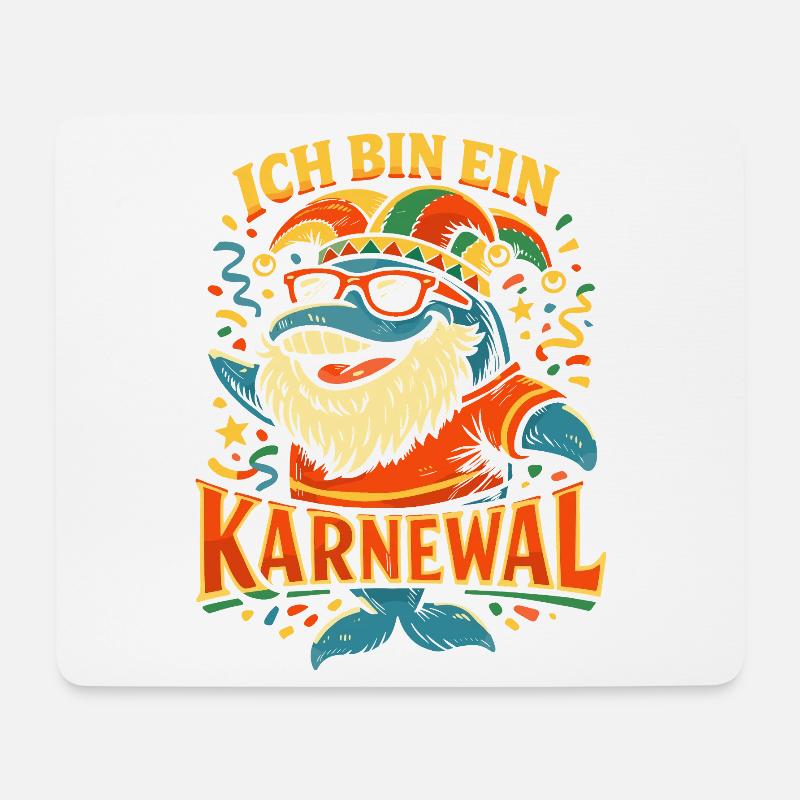 Kölner Karneval Fasching Karnewal Geschenk  - Mousepad (Querformat) - Weiß
