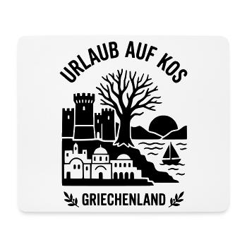 Kos Griechenland Urlaub - Mousepad (Querformat) - Weiß - Vorne