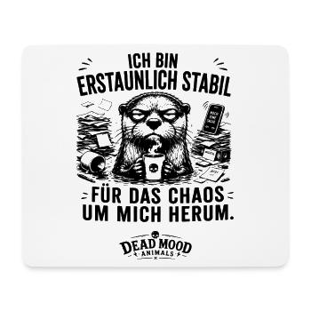 Lustiger Otter | Büro Humor, Sarkasmus  - Mousepad (Querformat) - Weiß - Vorne