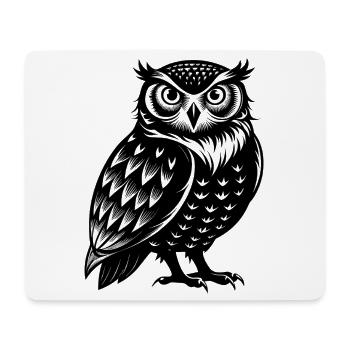 Snowy Owl - Mouse Pad (horizontal) - white - Front