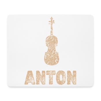 Anton - Mouse Pad (horizontal) - white - Front
