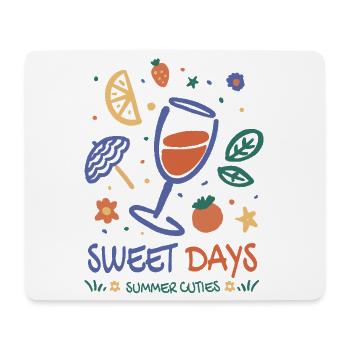 Spritzer Summer - Mouse Pad (horizontal) - white - Front
