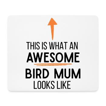 Lustiges Vogel-Mama-Geschenk für Papageienbesitzer und Vogelliebhaber - Mousepad (Querformat) - Weiß - Vorne