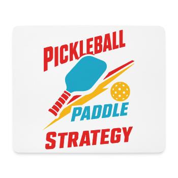 Pickleball Paddle Strategy - Mousepad (Querformat) - Weiß - Vorne
