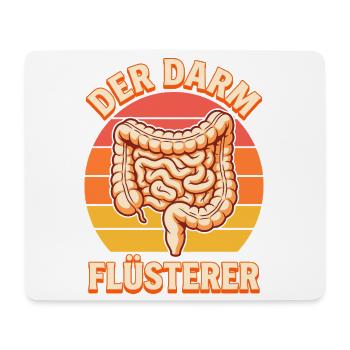 Der Darm Flüsterer - Arzt & Gastroenterologe - Mousepad (Querformat) - Weiß - Vorne