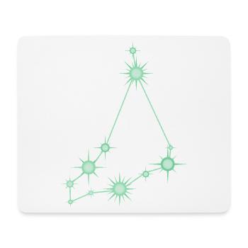 Steinbock-Stern Sternbild Tierkreiszeichen Grün - Mousepad (Querformat) - Weiß - Vorne