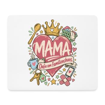 Mama Chefin vom Familienchaos - Mousepad (Querformat) - Weiß - Vorne