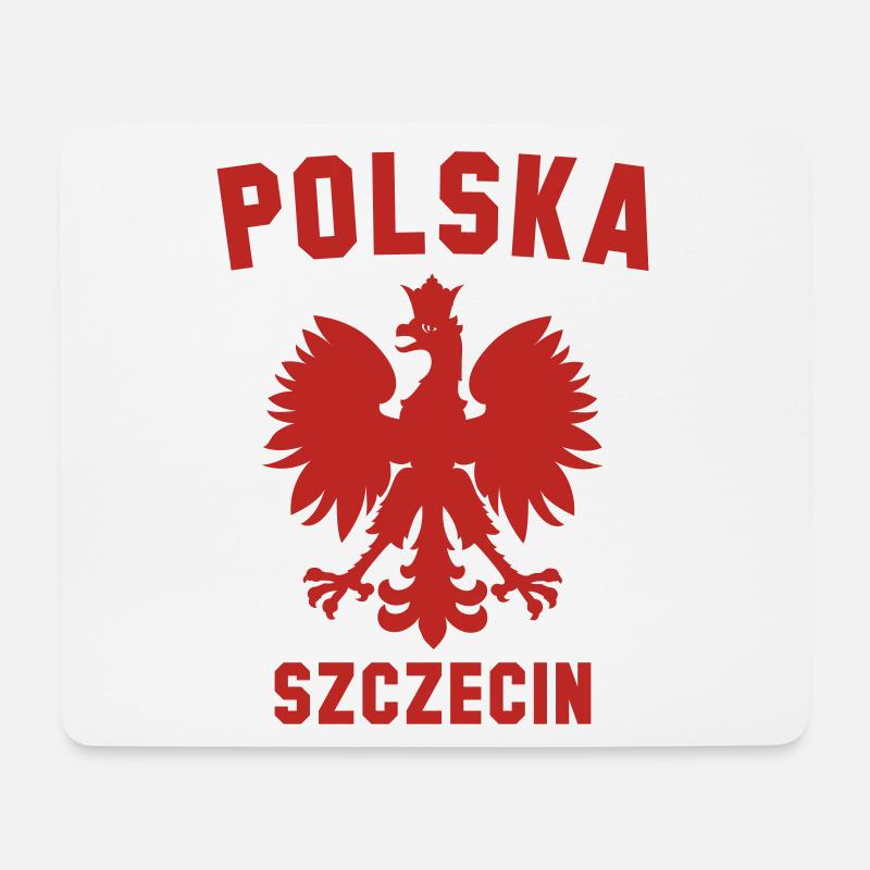 SZCZECIN Polska Polen Adler Poland - Mousepad (Querformat) - Weiß