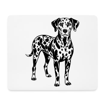 Dalmatian - Mouse Pad (horizontal) - white - Front
