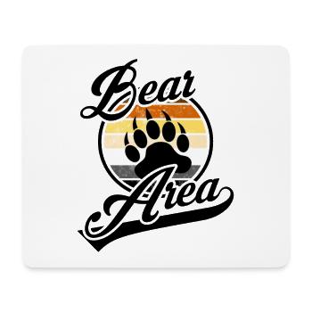 Bear Area Paw LGBT Gay Pride Bear CSD - Mouse Pad (horizontal) - white - Front