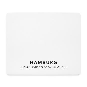 HAMBURG - Mouse Pad (horizontal) - white - Front
