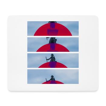 Madrid Espagne Ville Skyline Accueil Amour - Tapis de souris (format paysage) - blanc - Devant
