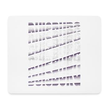 Duisburg Deutschland Stadt Schrift Skyline Heimat - Mousepad (Querformat) - Weiß - Vorne