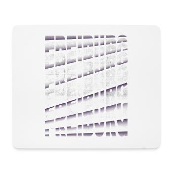Freiburg Germany City Font Skyline Home - Mouse Pad (horizontal) - white - Front