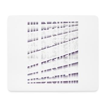 Hildesheim Germany City Font Skyline - Mouse Pad (horizontal) - white - Front
