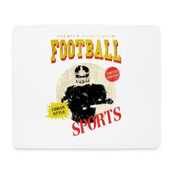American Football Spieler Vintage Retro USA Sport - Mousepad (Querformat) - Weiß - Vorne