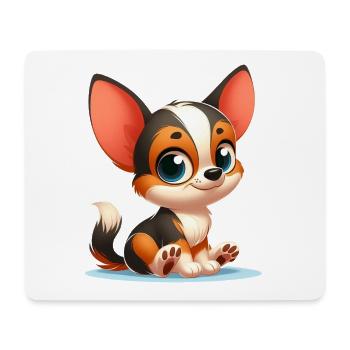 chihuahua - Tapis de souris (format paysage) - blanc - Devant