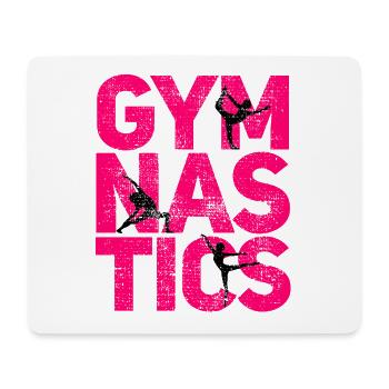 gymnastique - Tapis de souris (format paysage) - blanc - Devant