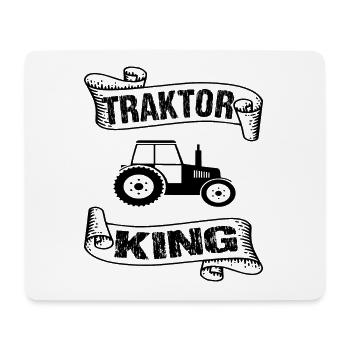Traktor - Mousepad (Querformat) - Weiß - Vorne