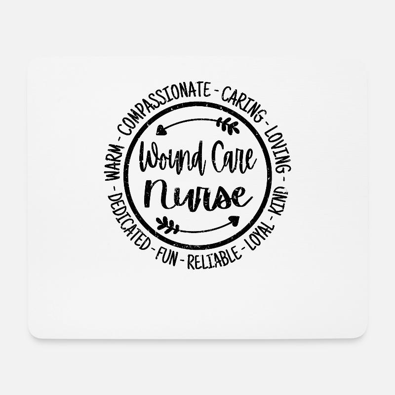 Wundpflege Krankenschwester Leben Krankenpflege Squad Wertschätzung - Mousepad (Querformat) - Weiß