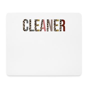 Nettoyeur - Tapis de souris (format paysage) - blanc - Devant