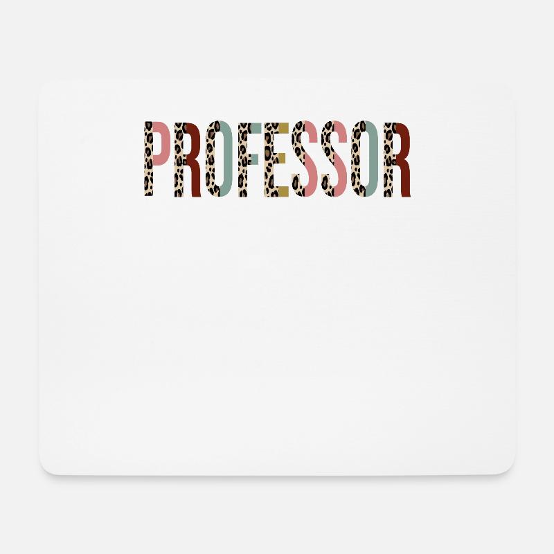 Professor - Mousepad (Querformat) - Weiß