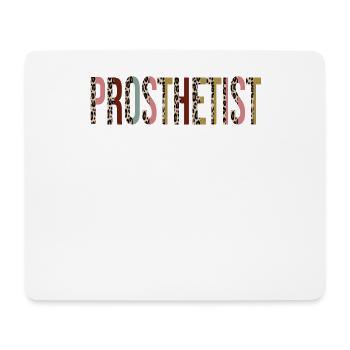 Prothésiste - Tapis de souris (format paysage) - blanc - Devant