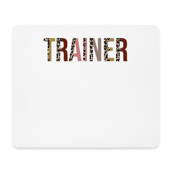 Trainer - Mouse Pad (horizontal) - white - Front