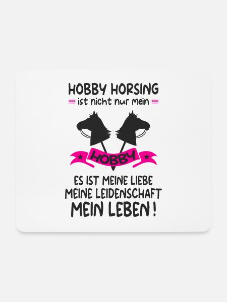 Hobby Horse Hobby Horsing Hobbyhorse Geschenk - Mousepad (Querformat) - Weiß