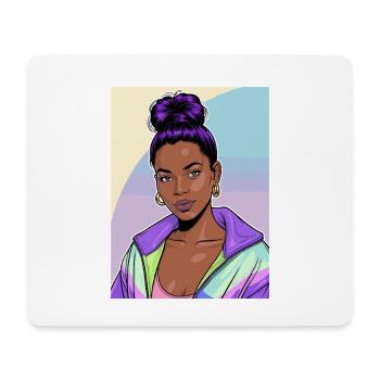 Anime Woman - Mouse Pad (horizontal) - white - Front