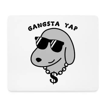 Gangsta Yap - Mousepad (Querformat) - Weiß - Vorne