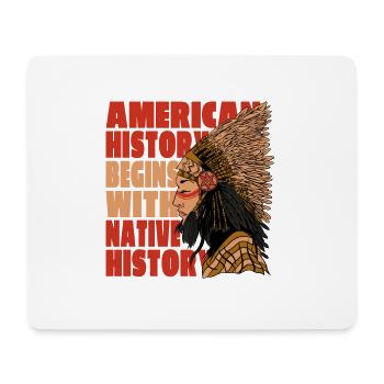 Native American Indian Design - Mouse Pad (horizontal) - white - Front