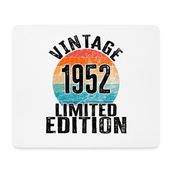 Year of birth 1952 Vintage Limited Edition Retro - Mouse Pad (horizontal) - white - Front