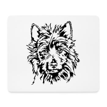 AUSTRALIAN TERRIER Hunde Portrait Hund Wilsigns - Mousepad (Querformat) - Weiß - Vorne