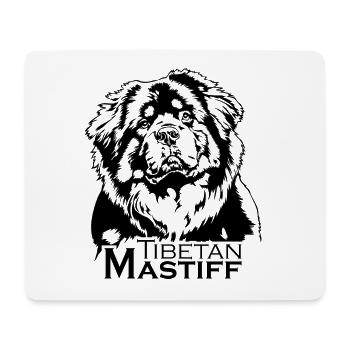 Tibetan Mastiff Portrait Dog Dogs Wilsigns - Mouse Pad (horizontal) - white - Front