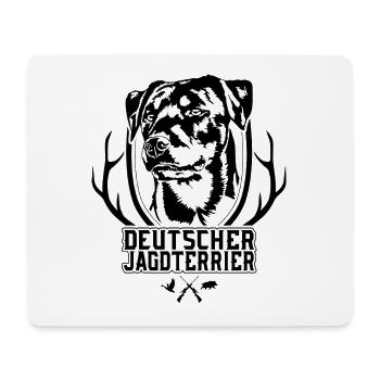 Chien de chasse allemand Terrier chiens Chien de chasse Wilsigns - Tapis de souris (format paysage) - blanc - Devant