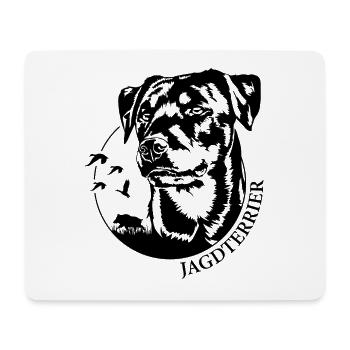 Chasse Terrier Chiens de chasse Chien de chasse Chiens Wilsigns - Tapis de souris (format paysage) - blanc - Devant