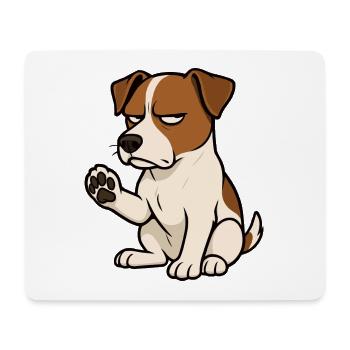 Jack Russel terrier Jack russel liebhaber Jackie - Mousepad (Querformat) - Weiß - Vorne