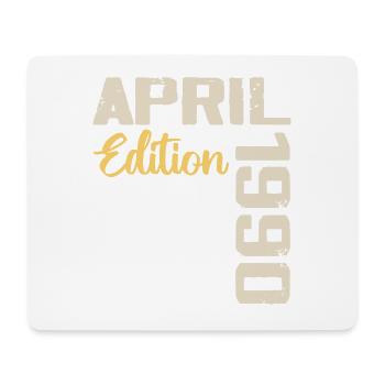 Anniversaire 39 Ans Avril 1990 Cadeau Anniversaire - Tapis de souris (format paysage) - blanc - Devant