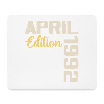 Anniversaire 39 Ans Avril 1992 Cadeau Anniversaire - Tapis de souris (format paysage) - blanc - Devant