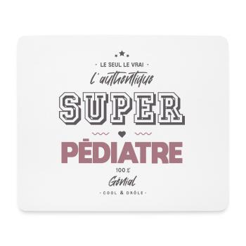 l authentique super pédiatre - Tapis de souris (format paysage) - blanc - Devant