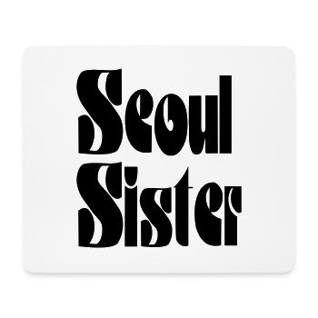 Seoul Sister - Mouse Pad (horizontal) - white - Front