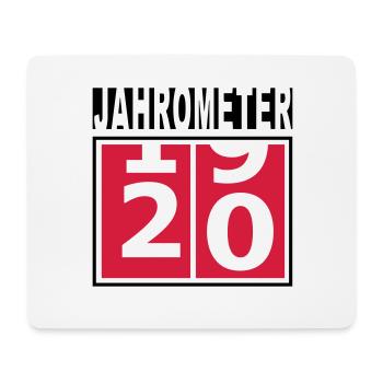 Birthday Jahrometer Geburtstag 20 Jahre Geschenk - Mousepad (Querformat) - Weiß - Vorne