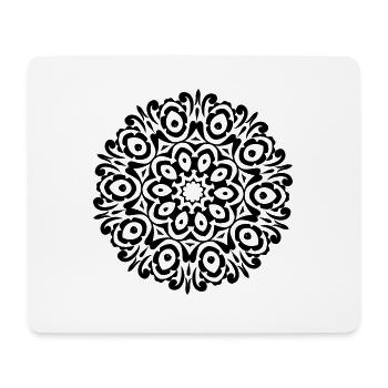 Symbole Cadeau Ornement ethnique Art Orient - Tapis de souris (format paysage) - blanc - Devant