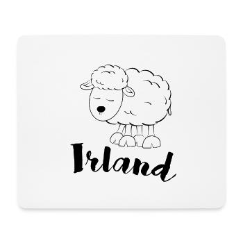 Moutons d’Irlande - Tapis de souris (format paysage) - blanc - Devant